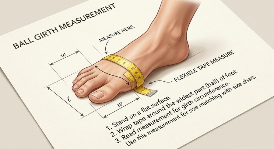 Ball girth measurement