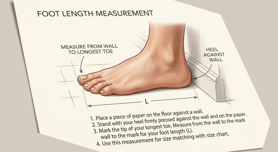 Foot length measurement